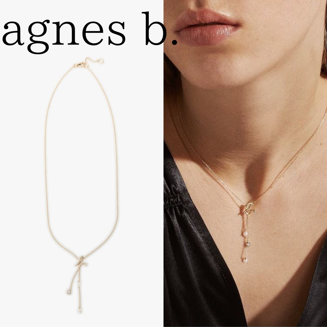 ■agnesb.■ Iconic thin and tiny ネックレス