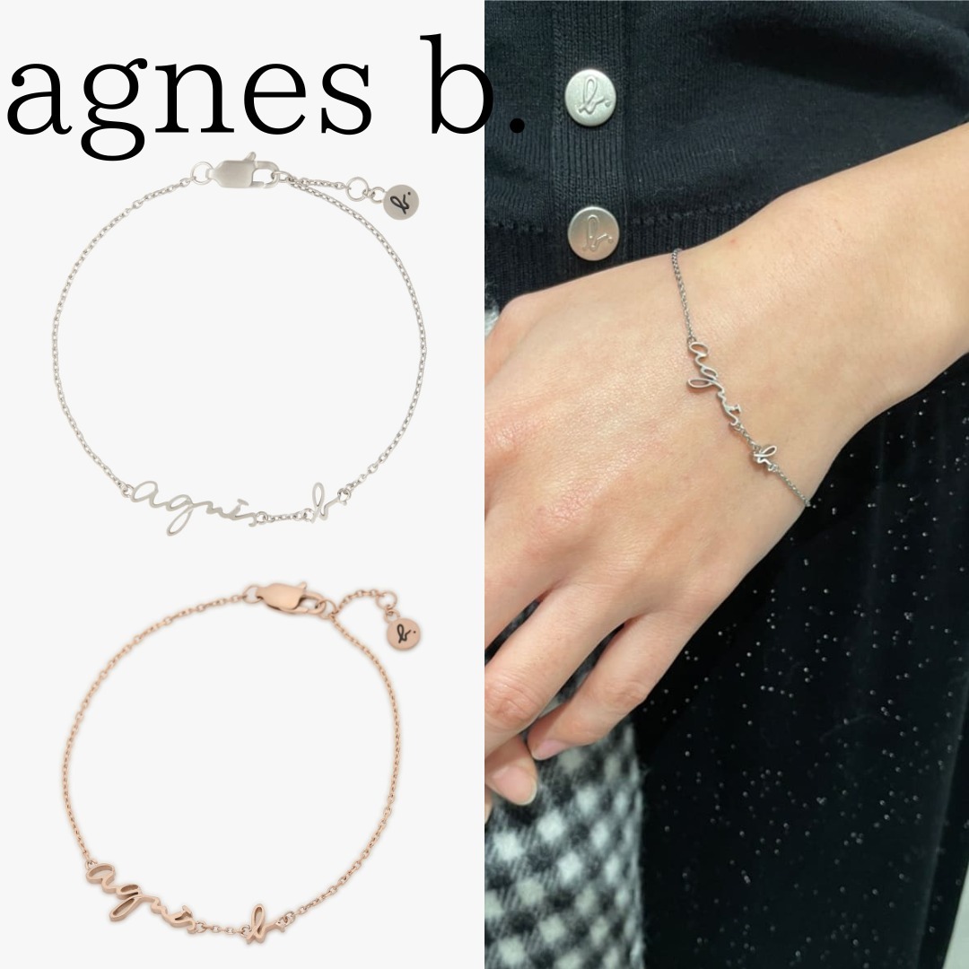 ■agnesb.■アニエスベー BRACELET ロゴブレスレット