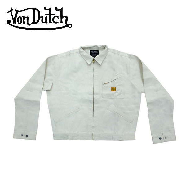 Von Dutch☆ロゴポケット レギュラーフィットコットンジャケット