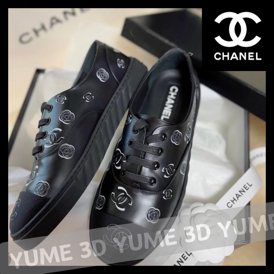 ♡CHANEL♡CHANELココマークカメリアローファー