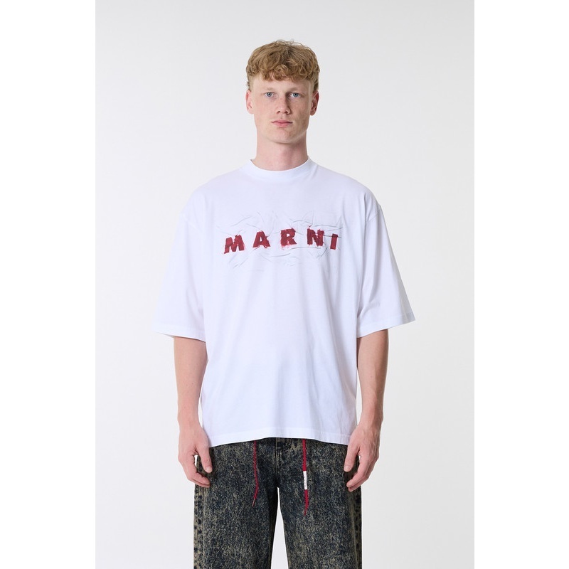 マルニ ロゴTシャツ ホワイト