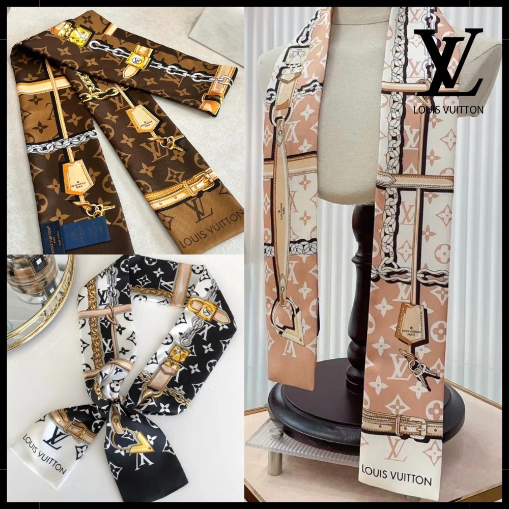 【ゴージャス!】Louis Vuitton バンドー・モノグラム スカーフ