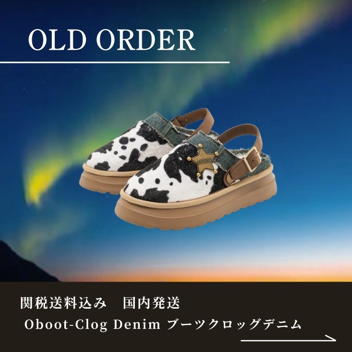 日本未入荷 韓ドル着用【OLDORDER】Disney Oboot-Clog Denim
