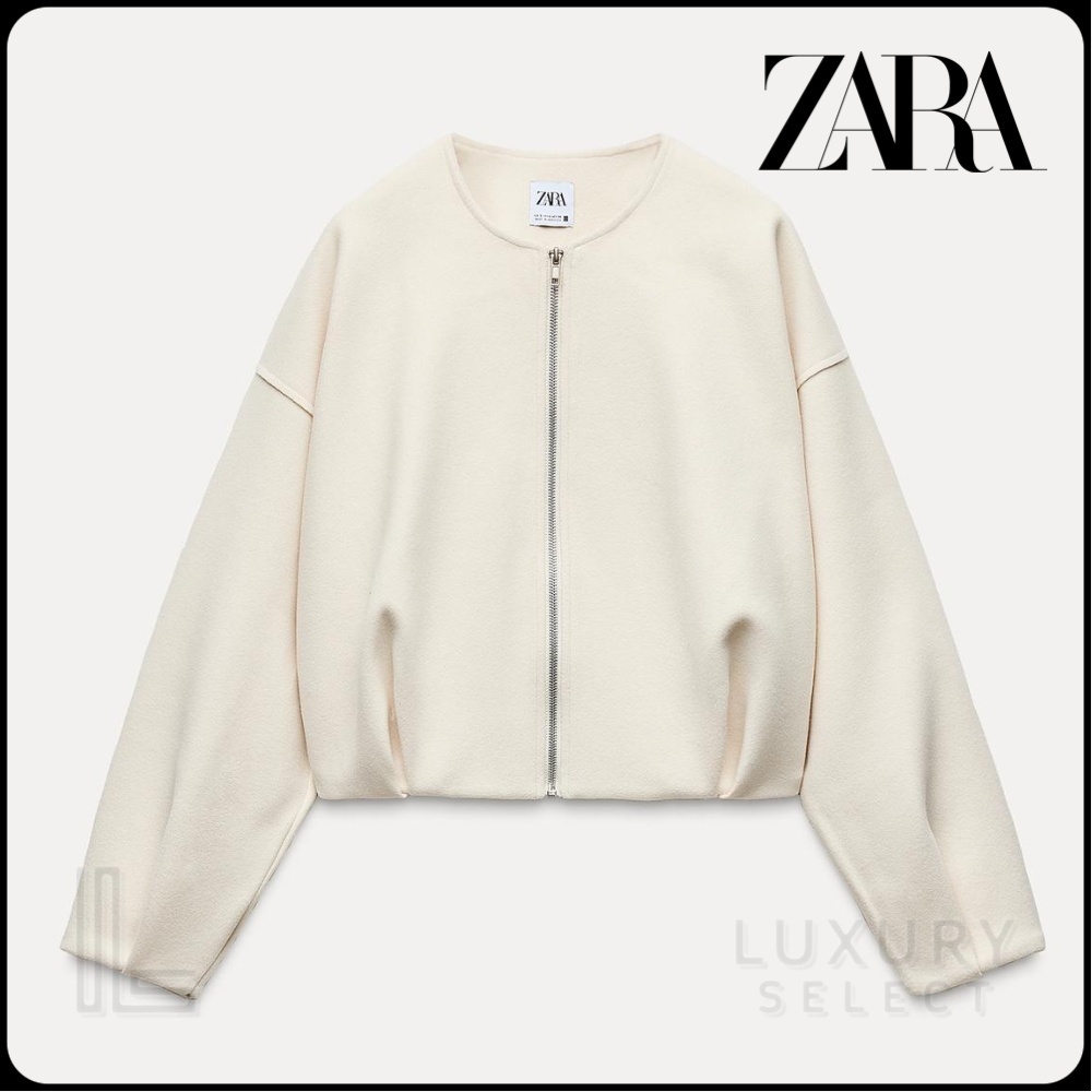 ★ZARA★ PUFFBALL BOMBER JACKET