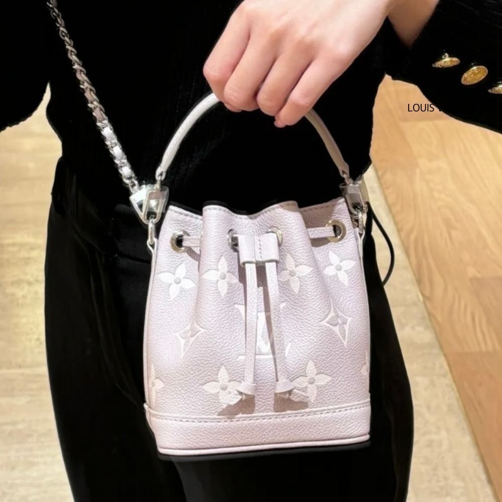 【巾着型が可愛い♪】LOUIS VUITTON ナノ・ノエ 巾着バッグ