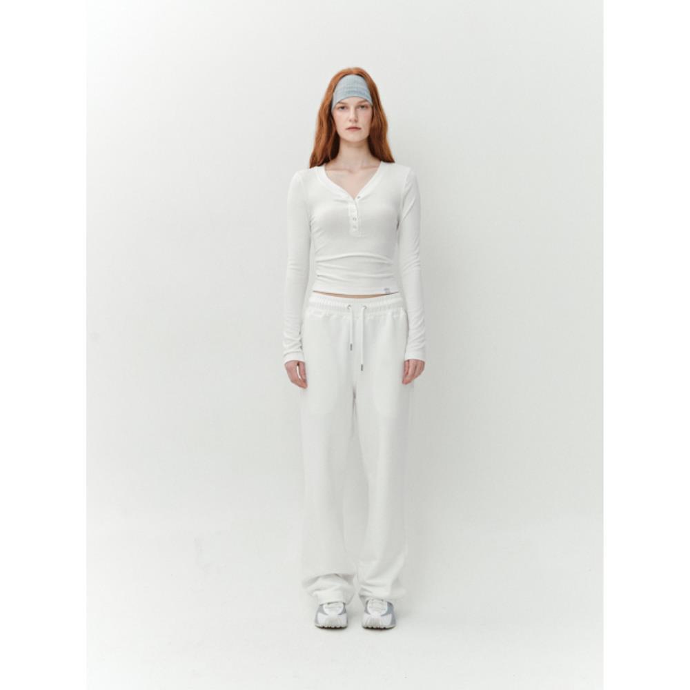 ◆ASURA◆ AS BASIC SWEATPANTS IVORY