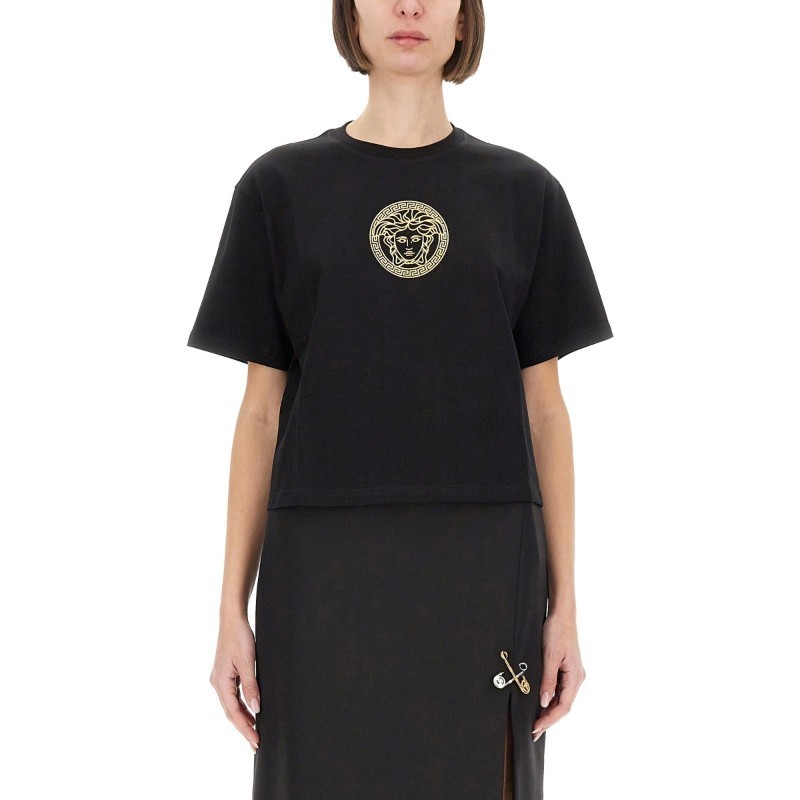 Tシャツ・カットソー VERSACE CROPPED \