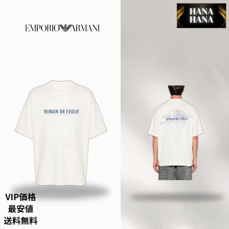 EMPORIOARMANI ロゴ Tシャツ VIP価格 送料無料 6D1TDZ1JUFZ01I2