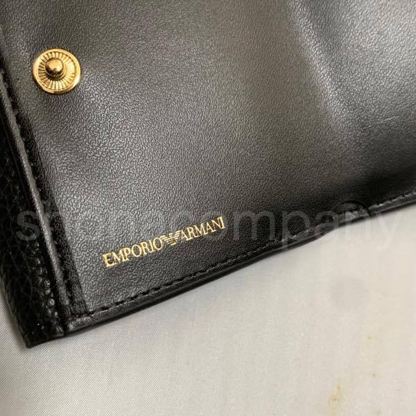 【関税込】◆EMPORIO ARMANI アルマーニ◆ロゴ 折りたたみ財布 関税込】◇EMPORIO ARMANI アルマーニ◇ロゴ 折りたたみ財布