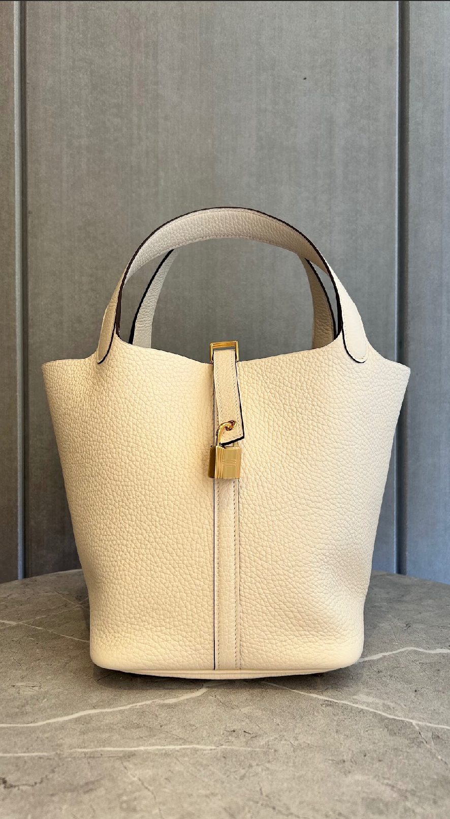 【HERMES】ピコタンロックMM/ナタ/ゴールド金具