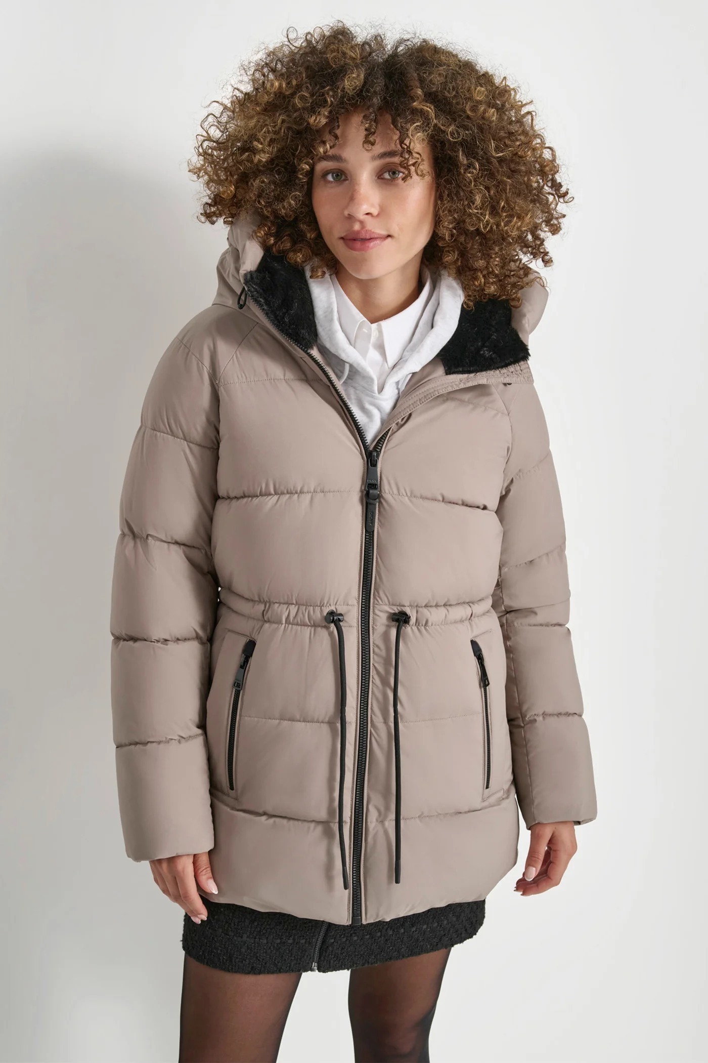 新作セール DKNY ミドル LUSH PUFFER JACKET ダウンジャケット