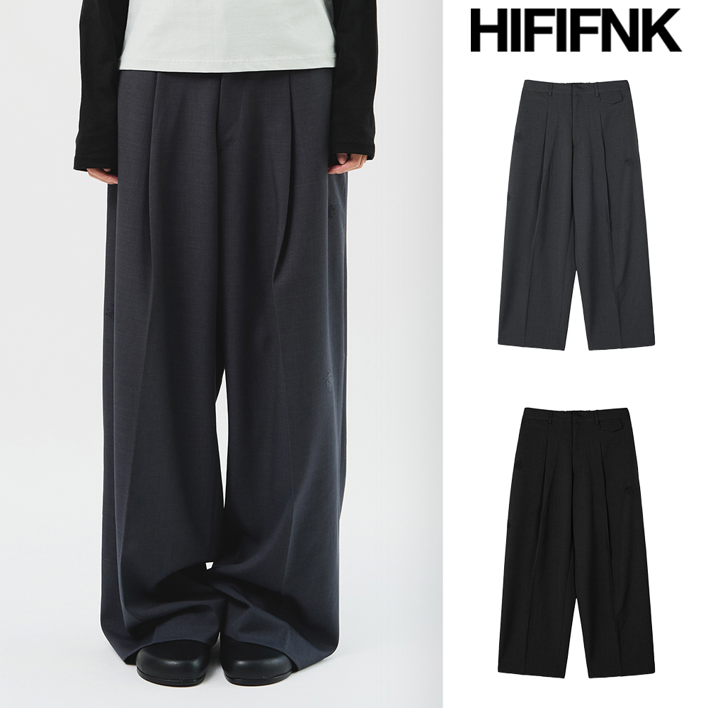 【HI FI FNK】Scratch Wide Trousers