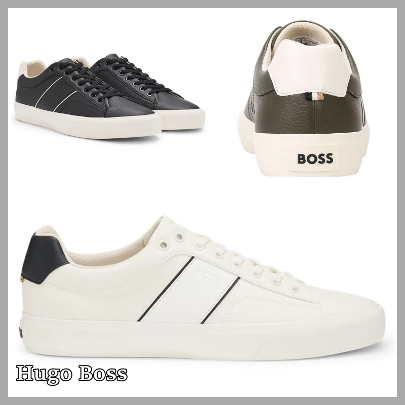 【Hugo Boss】ロゴ ローカット スニーカー 送料・関税込み