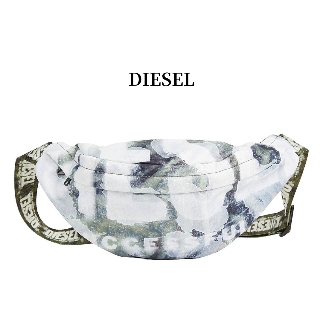 関税送料込【DIESEL】ロゴボディバッグ ラージ