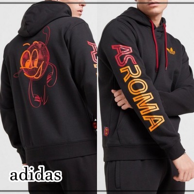 【adidas】Originals AS Roma グラフィック パーカー ※送関込