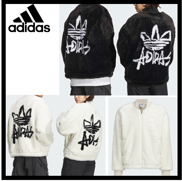 ★送料・関税込★adidas★FUR JACKET★ジャケット★