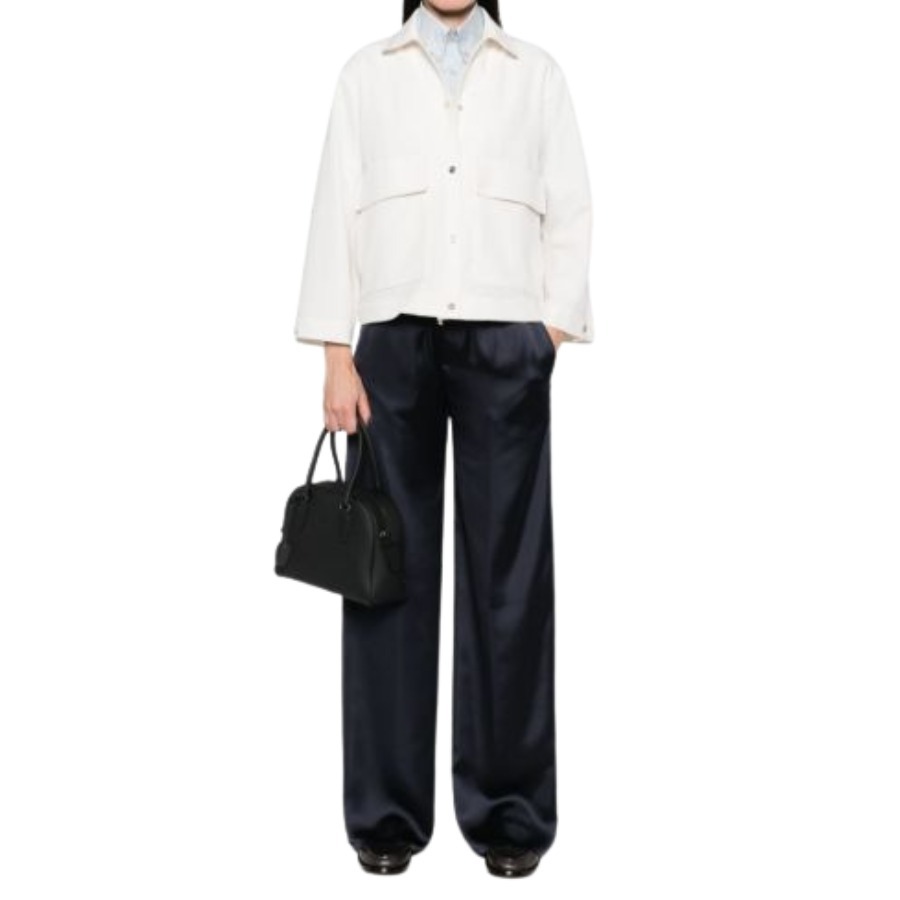 HERNO】ツイル スナップ シャツジャケット