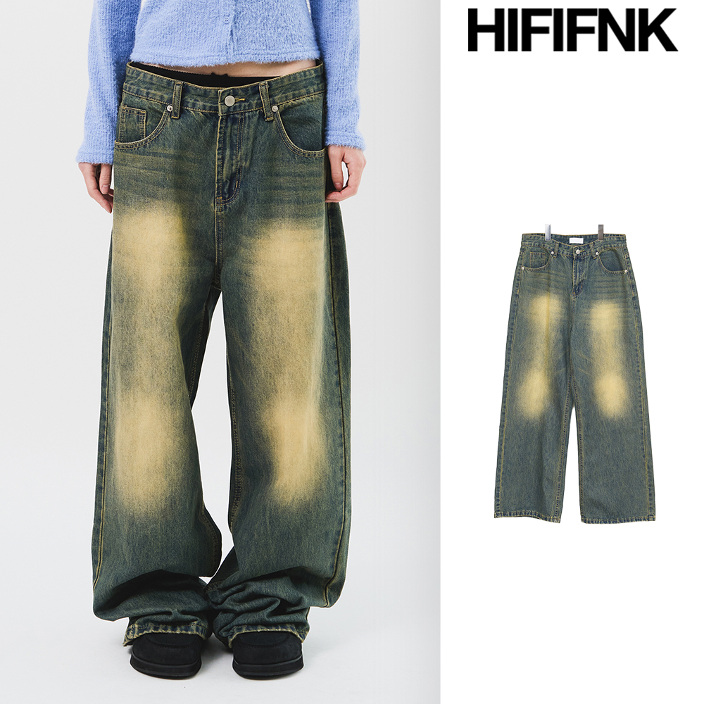【HI FI FNK】Cake Wide Denim
