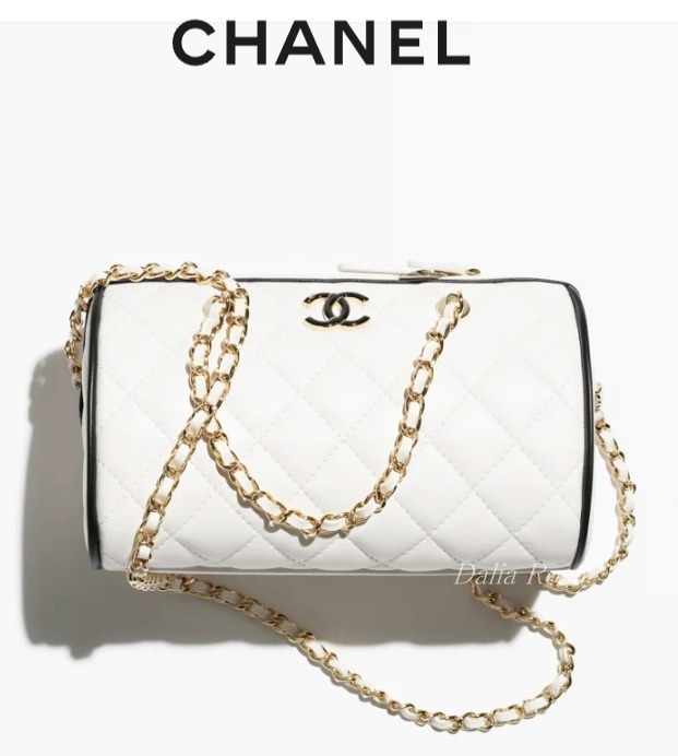 清々しいバイカラー♡【CHANEL】チェーンボストンバッグ