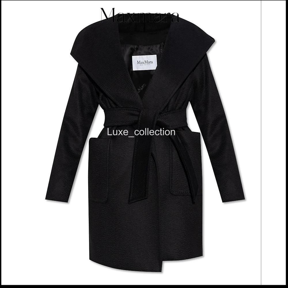 【MaxMara】VIP価格☆ベルテッド ロングスリーブ コート