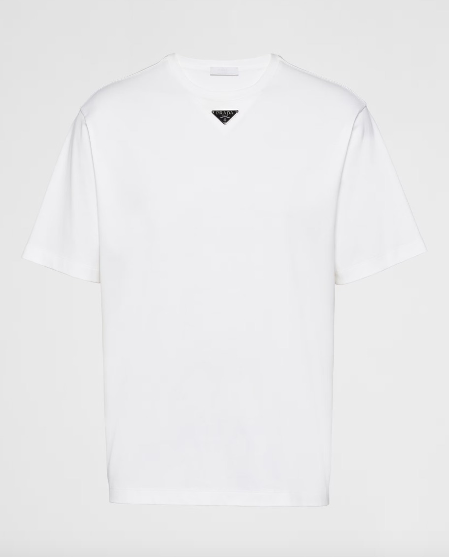 ゆったり着れるオーバーサイズ《PRADA》コットン100% Tシャツ