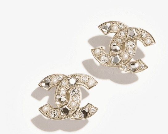 大人可愛いが叶う♪【CHANEL】CCロゴゆらゆらピアス キラキラ☆華やか】CHANEL CCロゴ スター ピアス