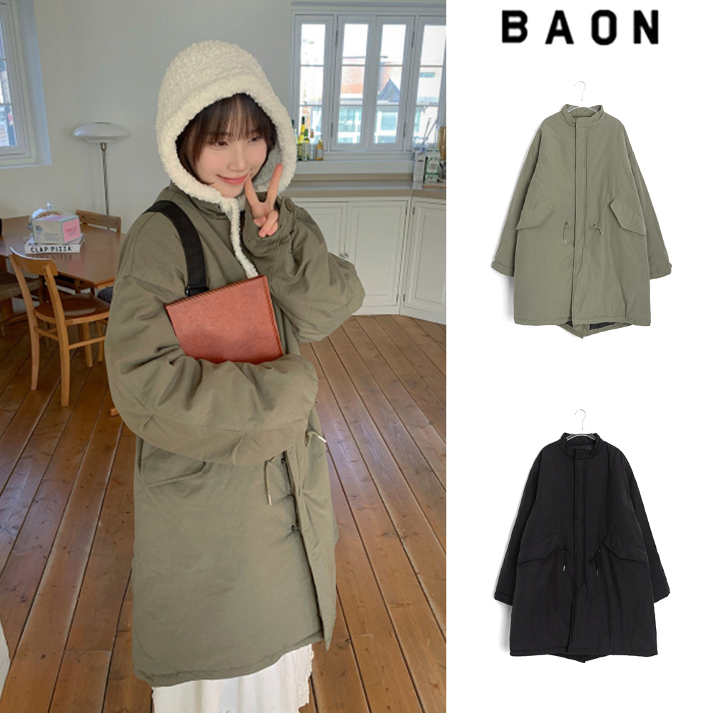【BAON】[unisex] Hikoru String 3oz Quilted Long Padding JP