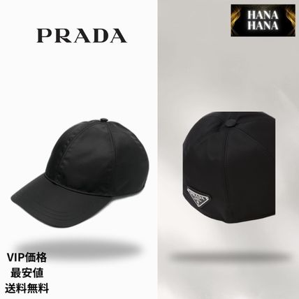 即納 プラダ PRADA LUNA ROSSA ブラック ベースボールキャップ S プラダなのにまさかの価格！？プラダのルナ・ロッサキャップは