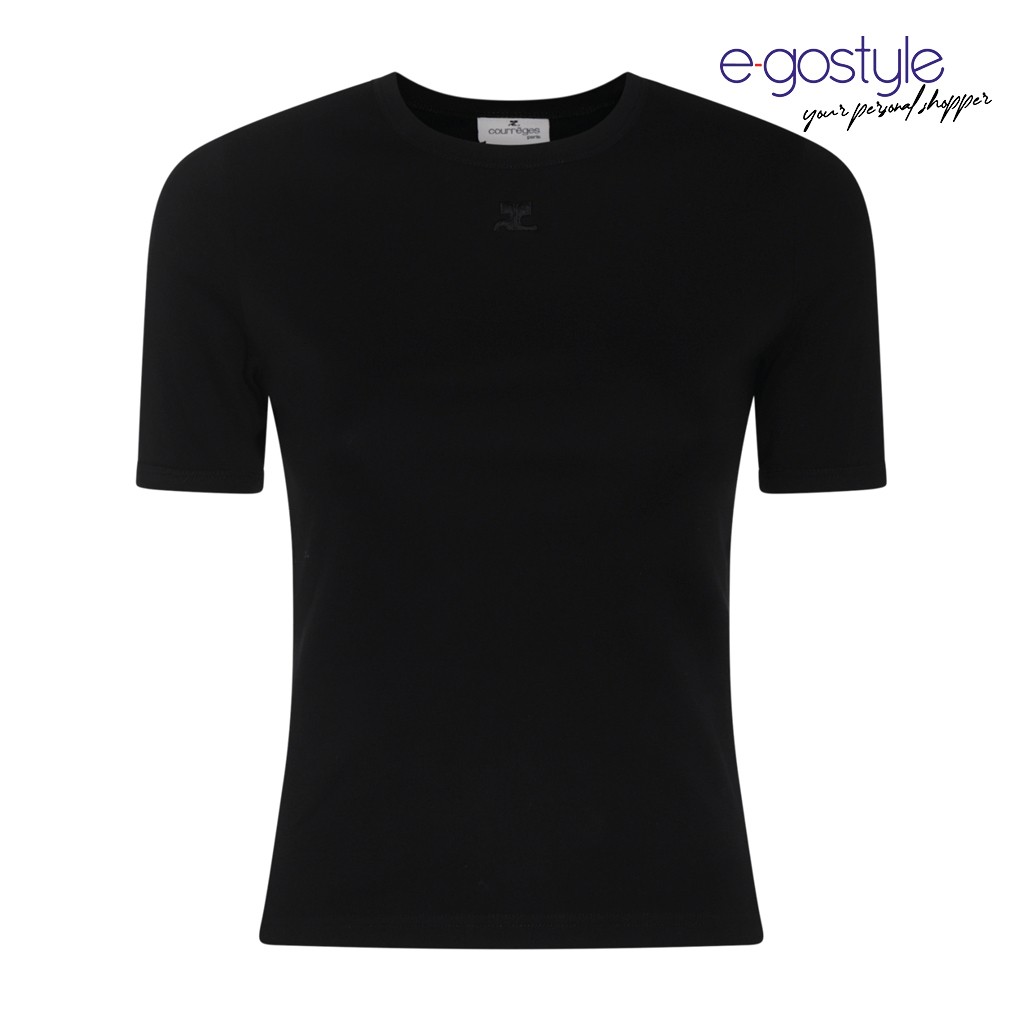 Tシャツ・カットソー COURREGES T-SHIRTS BLACK