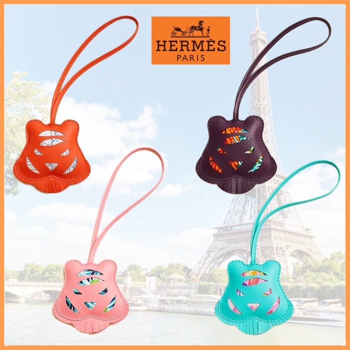 【希少☆ユニーク】 HERMES petit h タイガー バッグチャーム