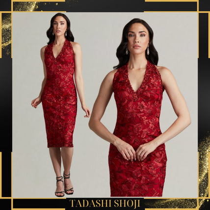 花柄ワンピ TADASHI SHOJI(タダシ ショウジ) レディース - 海外