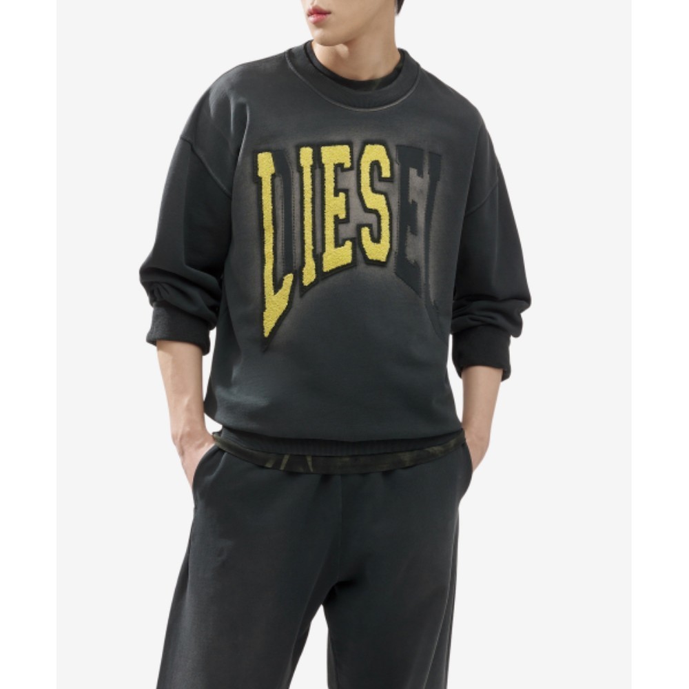 スウェット・トレーナー DIESEL S Boxt Sweatshirt Black A121240EPAI9XX A121240EPAI9XX
