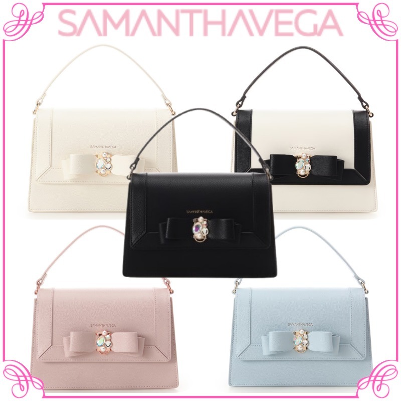 大人気!! SAMANTHAVEGA ジュエルリボンショルダーバッグ