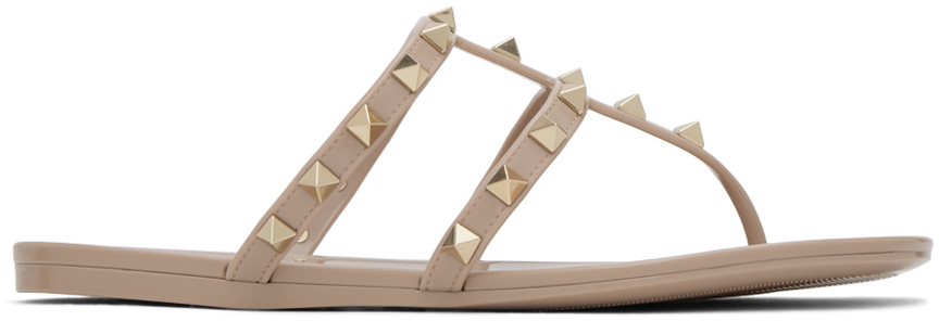 【関税込み】Valentino Garavani ベージュ Rockstud サンダル