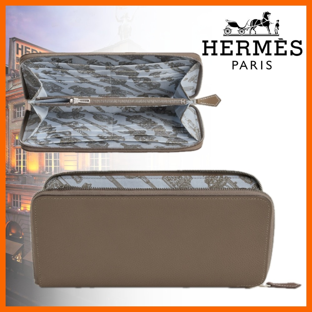 【華やかで美しい♡】HERMES シルクイン クラシック 長財布