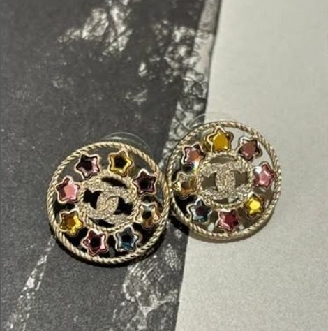 ◆煌めく星モチーフが可愛い♡◆【CHANEL 】ピアス 星型のパールと煌めくCCが可愛いすぎる♡】CHANEL ピアス