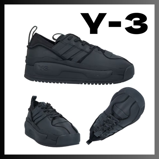 送料関税込み☆【Y-3】 ロゴ スニーカー