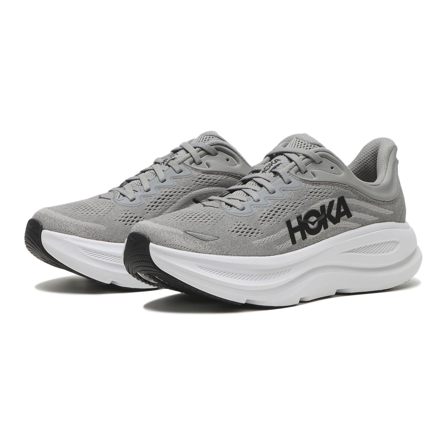 国内配送 HOKA ONEONE BONDI 9 GALACTIC GREY/STELLAR GREY