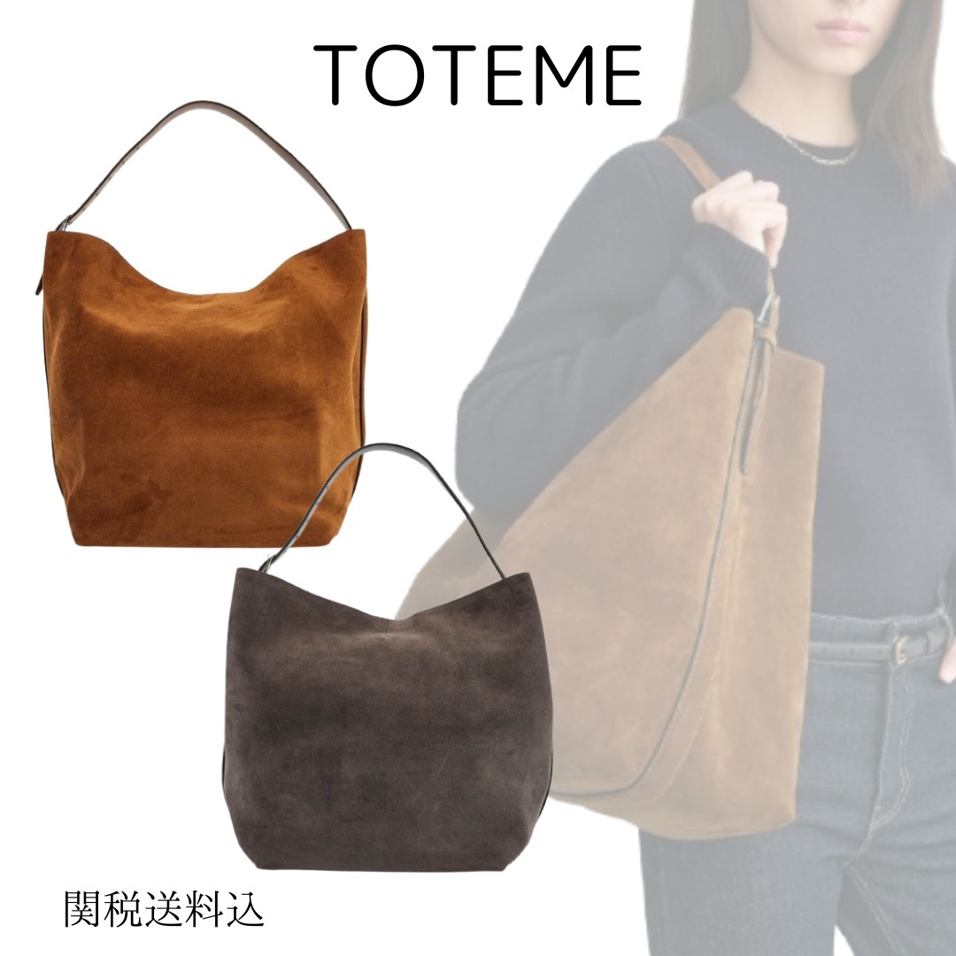 【TOTEME】ベルト付きスエードトートバッグ【関税送料込】