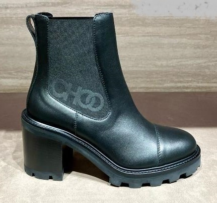 ショートブーツ・ブーティ JIMMY CHOO LEATHER CHELSEA65 BOOTS
