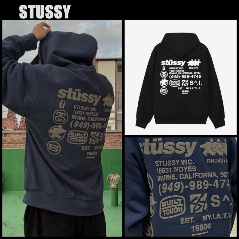 Stussy DNA Zip Hoodie ステューシー パーカー フーディー