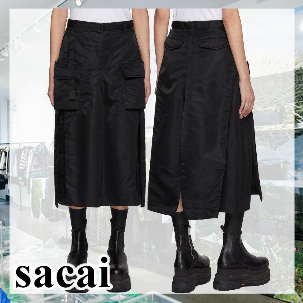 【sacai】Asymmetrical Hem Skirt
