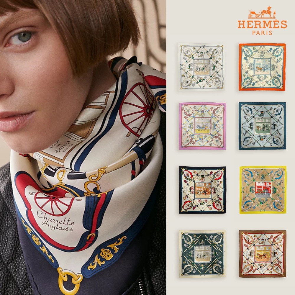 【デザイン豊富でオシャレ★】HERMES★カレ 70 《パロニエ》