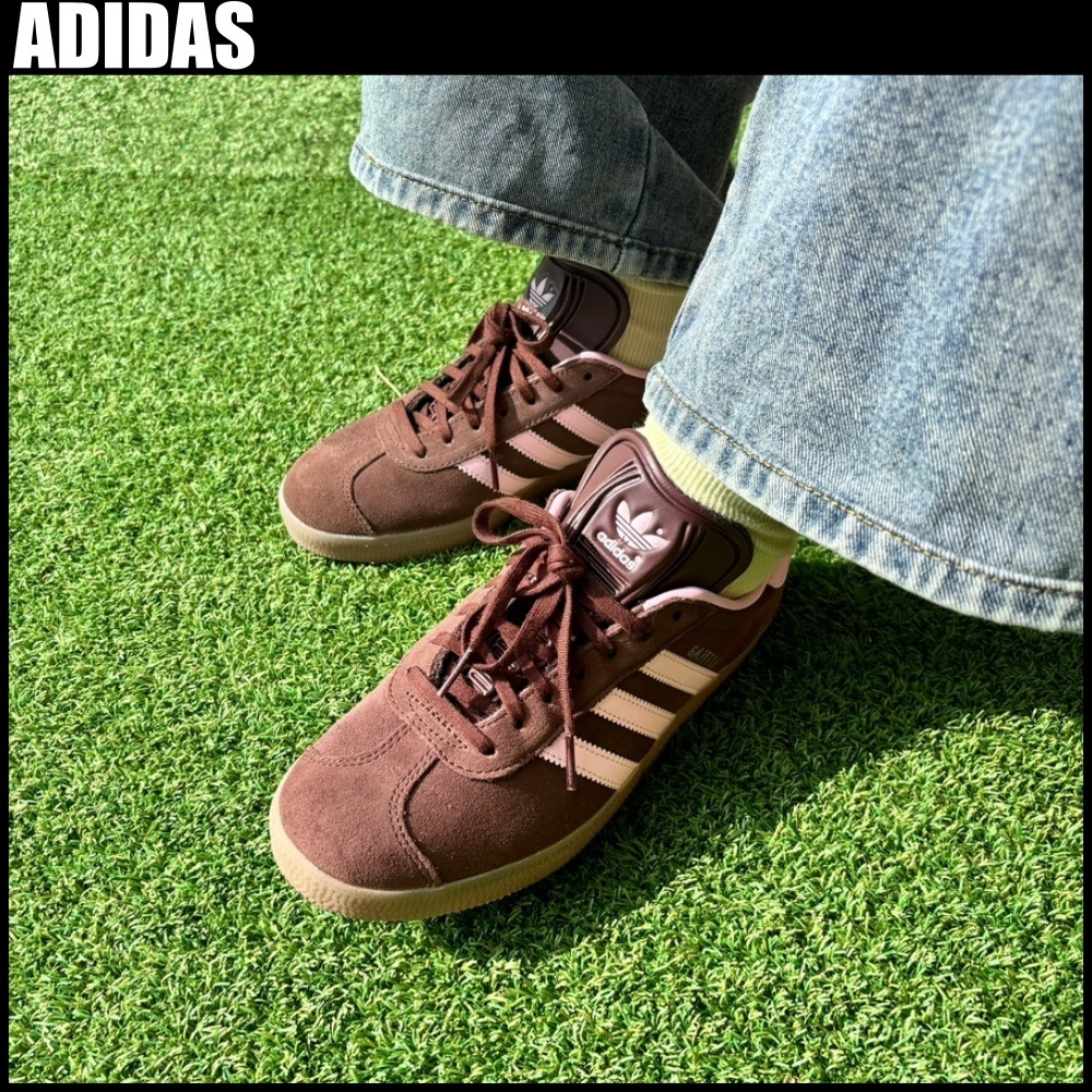 【ADIDAS】Originals GAZELLE ブラウン ピンク◆正規品◆