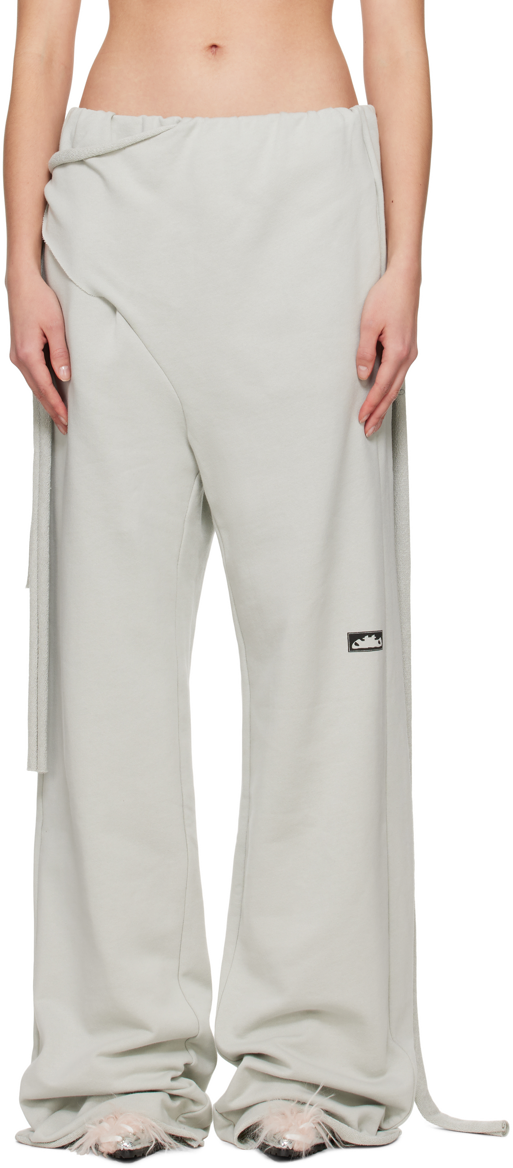 【関税込み】Ottolinger グレー Otto ラップ スウェットパンツ