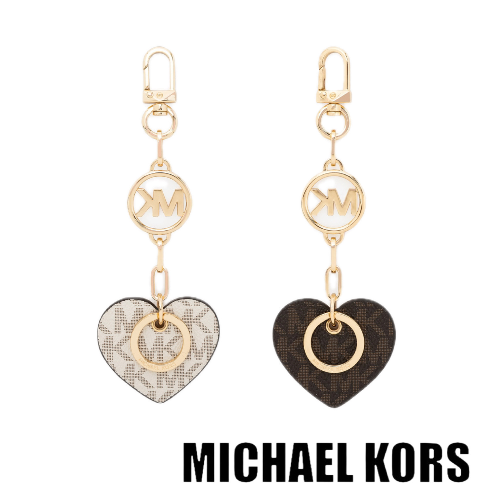 ギフトに最適☆Michael Kors ハート チャーム 2色 かわいい