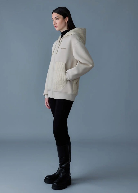 【MACKAGE】セール価格＊CRUZ ダブルフェイス ジップパーカー MACKAGE】セール価格＊CRUZ ダブルフェイス ジップパーカー