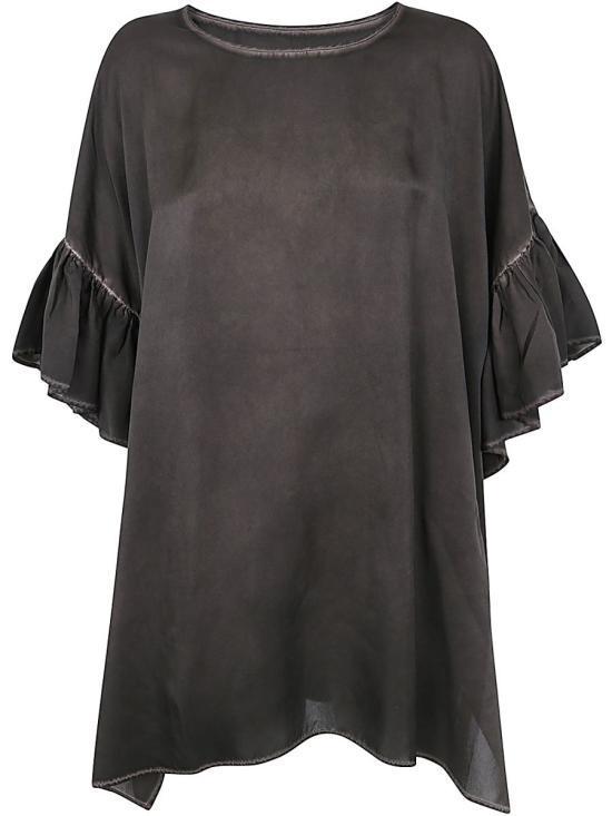 Tシャツ・カットソー UMA WANG Women Tunic Tops UW1022 690 BROWN