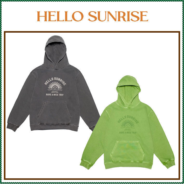 【HELLO SUNRISE】 VTG Arch Logo Hoodie / 追跡付
