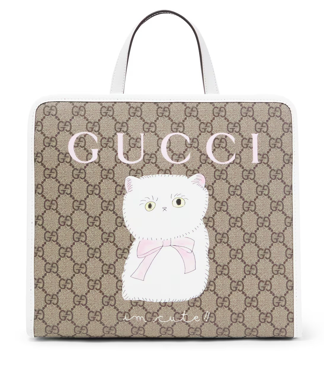 国内発送 Gucci Kids GG プリント トートバッグ